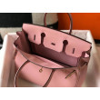 Borsa Hermes rosa Clemence Birkin 30 cm GHW Borsa Hermes rosa Clemence Birkin 30 cm GHW