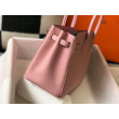 Borsa Hermes rosa Clemence Birkin 30 cm GHW Borsa Hermes rosa Clemence Birkin 30 cm GHW