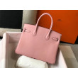 Borsa Hermes rosa Clemence Birkin 30 cm GHW Borsa Hermes rosa Clemence Birkin 30 cm GHW