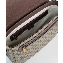 Borse Firmate Replica Messenger Gucci Ophidia Media 761741 Caffè Scuro