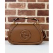 Borse Replica Piccola con Manico Superiore Gucci Blondie 815714 Caffè