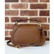 Borse Replica Piccola con Manico Superiore Gucci Blondie 815714 Caffè