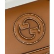 Borse Replica Piccola con Manico Superiore Gucci Blondie 815714 Caffè