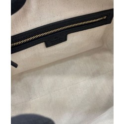 Borsa piccola con manico superiore Gucci GG Emblem 815255 Nera