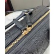 Borsa piccola con manico superiore Gucci GG Emblem 815255 Nera