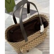 Borsa Tote Gucci Grande GG 802166 Albicocca