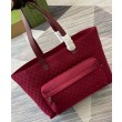 Borse Replica Tote Gucci Grande GG 802166 Rosso