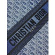 Borsa tote media Dior in jacquard blu denim obliquo