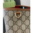 Borse Firmate Replica tote media Gucci GG Emblem 815213 Caffè