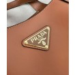 Borse Imitazioni tote media Prada 1BG483 Caffè