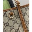 Borse Imitazioni tote piccola Gucci GG Emblem 815214 Caffè