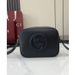 Dettagli perfetti Borsa a tracolla mini Gucci Blondie 820429 Nera