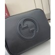 Dettagli perfetti Borsa a tracolla mini Gucci Blondie 820429 Nera