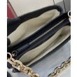Dettagli perfetti Borse Replica di alta qualità piccola Gucci GG Emblem 815263 Nero