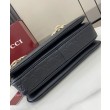 Dettagli perfetti Borse Replica di alta qualità piccola Gucci GG Emblem 815263 Nero