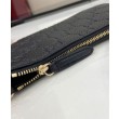 Dettagli perfetti Borsa Super Mini Gucci con stemma GG 815278 Nera