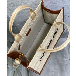Dior Dior Book Tote Media Albicocca