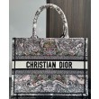 Dior Dior Book Tote Media Grigio