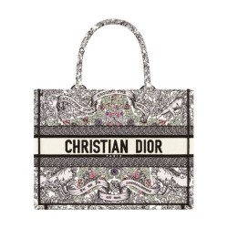 Dior Dior Book Tote Media Grigio