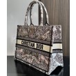 Dior Dior Book Tote Media Grigio