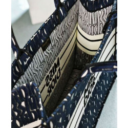 Dior Miss Dior Book Tote Grande Blu scuro