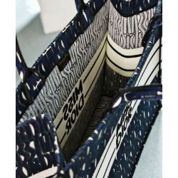 Dior Miss Dior Book Tote Grande Blu scuro