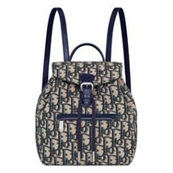 Riproduzione Fedele Zaino Dior Kids Blu Scuro imitazioni