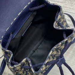 Qualità Specchio Replica Zaino Dior Kids Blu Scuro Riproduzione Fedele Zaino Dior Kids Blu Scuro imitazioni