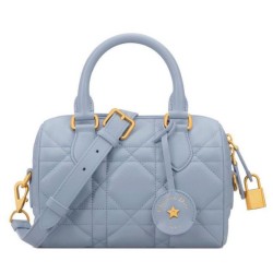 Riproduzione Fedele Borse Replica Dior Groove 20 Blu imitazioni
