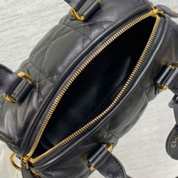 Qualità Specchio Replica Borsa Dior Groove 20 Nero Riproduzione Fedele Borsa Dior Groove 20 Nero imitazioni