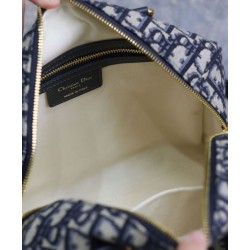 Borsa Dior Groove 25 Oblique jacquard Blu scuro Borsa Dior Groove 25 Oblique jacquard Blu scuro