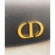 Qualità Specchio Replica Borsa a mano piccola Dior 30 Montaigne Avenue Nero Riproduzione Fedele Borsa a mano piccola Dior 30 Montaigne Avenue Nero imitazioni