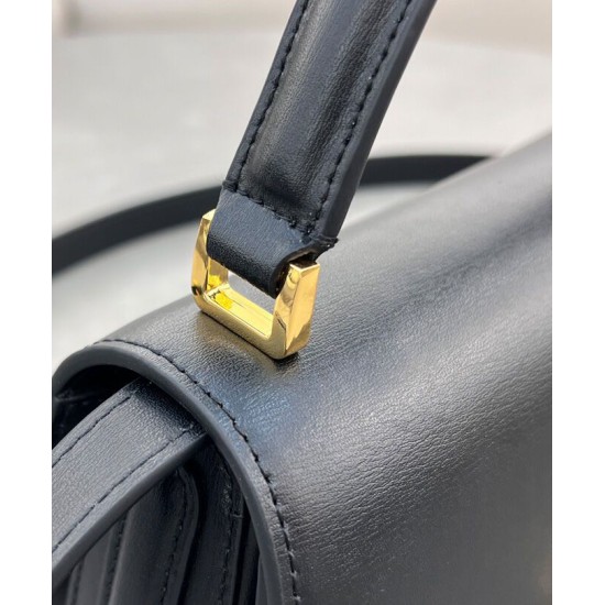 Qualità Specchio Replica Borsa a mano piccola Dior 30 Montaigne Avenue Nero Riproduzione Fedele Borsa a mano piccola Dior 30 Montaigne Avenue Nero imitazioni