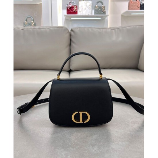 Qualità Specchio Replica Borse a marsupio Dior 30 Montaigne Avenue Media Nero Riproduzione Fedele Borse Replica a marsupio Dior 30 Montaigne Avenue Media Nero imitazioni