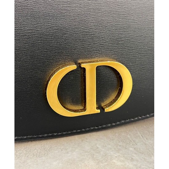 Qualità Specchio Replica Borse a marsupio Dior 30 Montaigne Avenue Media Nero Riproduzione Fedele Borse Replica a marsupio Dior 30 Montaigne Avenue Media Nero imitazioni