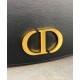 Qualità Specchio Replica Borse a marsupio Dior 30 Montaigne Avenue Media Nero Riproduzione Fedele Borse Replica a marsupio Dior 30 Montaigne Avenue Media Nero imitazioni