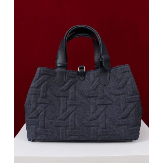 Qualità Specchio Replica Borse Firmate media Dior Toujours Blu Scuro Riproduzione Fedele Borse Firmate Replica media Dior Toujours Blu Scuro imitazioni