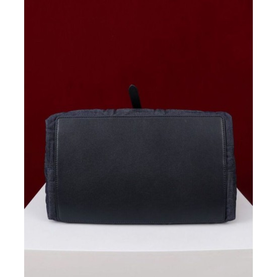 Qualità Specchio Replica Borse Firmate media Dior Toujours Blu Scuro Riproduzione Fedele Borse Firmate Replica media Dior Toujours Blu Scuro imitazioni