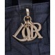 Qualità Specchio Replica Borse Firmate media Dior Toujours Blu Scuro Riproduzione Fedele Borse Firmate Replica media Dior Toujours Blu Scuro imitazioni