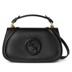 Riproduzione Fedele Borsa Piccola con Manico Superiore Gucci Blondie 815714 Nero imitazioni