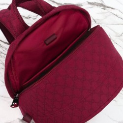Qualità Specchio Replica Zaino Medio Gucci Con Logo Gucci 800265 Rosso Riproduzione Fedele Zaino Medio Gucci Con Logo Gucci 800265 Rosso imitazioni