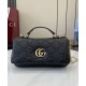 Qualità Specchio Replica Borse Imitazioni Mini con Manico Superiore Gucci GG Milano 806017 Nero Riproduzione Fedele Borse Imitazioni Mini con Manico Superiore Gucci GG Milano 806017 Nero imitazioni