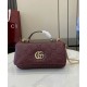 Qualità Specchio Replica Perfetta Mini con Manico Superiore Gucci GG Milano 806017 Malva Riproduzione Fedele Replica Perfetta Mini con Manico Superiore Gucci GG Milano 806017 Malva imitazioni