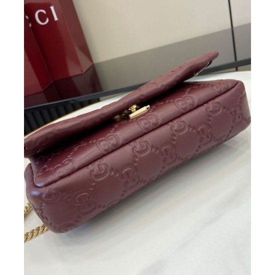 Qualità Specchio Replica Perfetta Mini con Manico Superiore Gucci GG Milano 806017 Malva Riproduzione Fedele Replica Perfetta Mini con Manico Superiore Gucci GG Milano 806017 Malva imitazioni