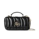 Riproduzione Fedele Borsa Mini con Manico Superiore Gucci GG Milano Nero imitazioni
