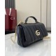 Riproduzione Fedele Borsa Mini con Manico Superiore Gucci GG Milano Nero imitazioni