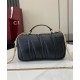 Riproduzione Fedele Borsa Mini con Manico Superiore Gucci GG Milano Nero imitazioni