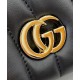 Riproduzione Fedele Borsa Mini con Manico Superiore Gucci GG Milano Nero imitazioni