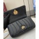 Riproduzione Fedele Borsa Mini con Manico Superiore Gucci GG Milano Nero imitazioni