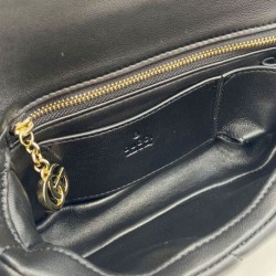 Qualità Specchio Replica Borsa Mini con Manico Superiore Gucci GG Milano Nero Riproduzione Fedele Borsa Mini con Manico Superiore Gucci GG Milano Nero imitazioni